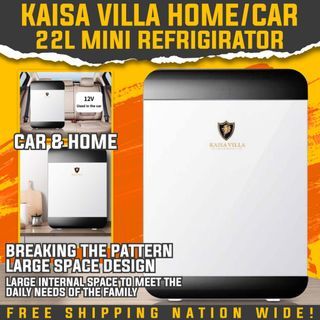 Kaisa Villa Mini Refrigerator Portable for Car or Home