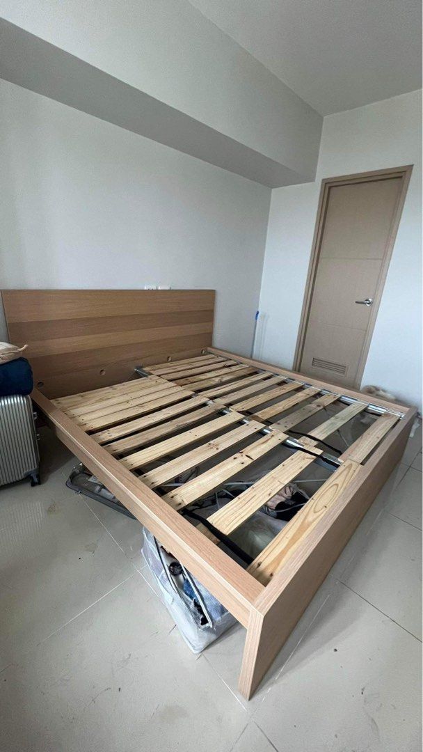 King Size Ikea Bed Frame, Furniture & Home Living, Furniture, Bed
