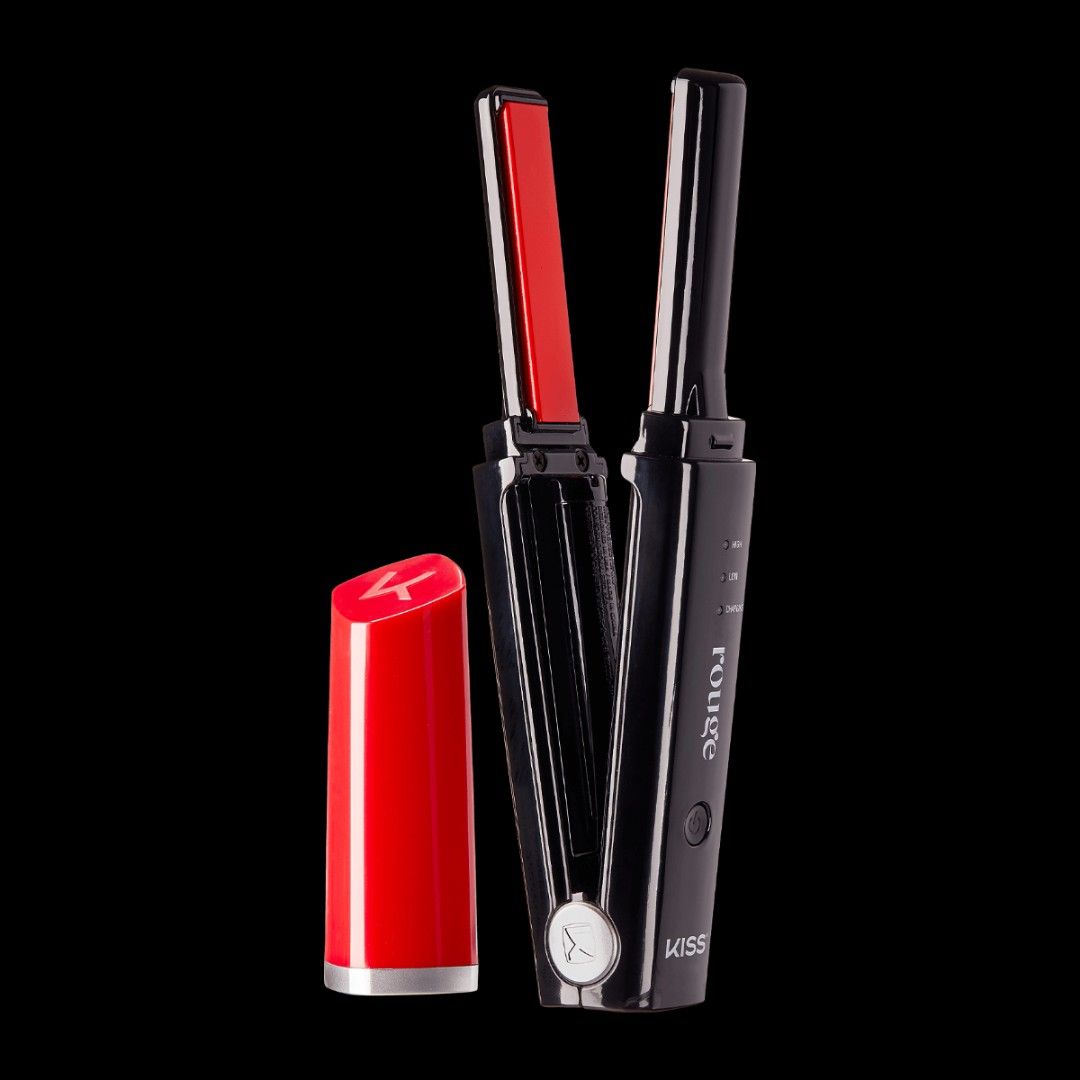 Kiss cordless flat iron rouge online