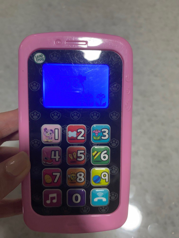 Leapfrog chat and count smart phone, Babies & Kids, Infant Playtime on