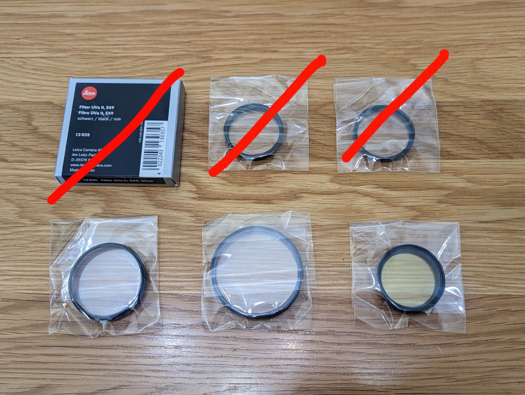 Leica filters, 攝影器材, 攝影配件, 其他攝影配件 Carousell