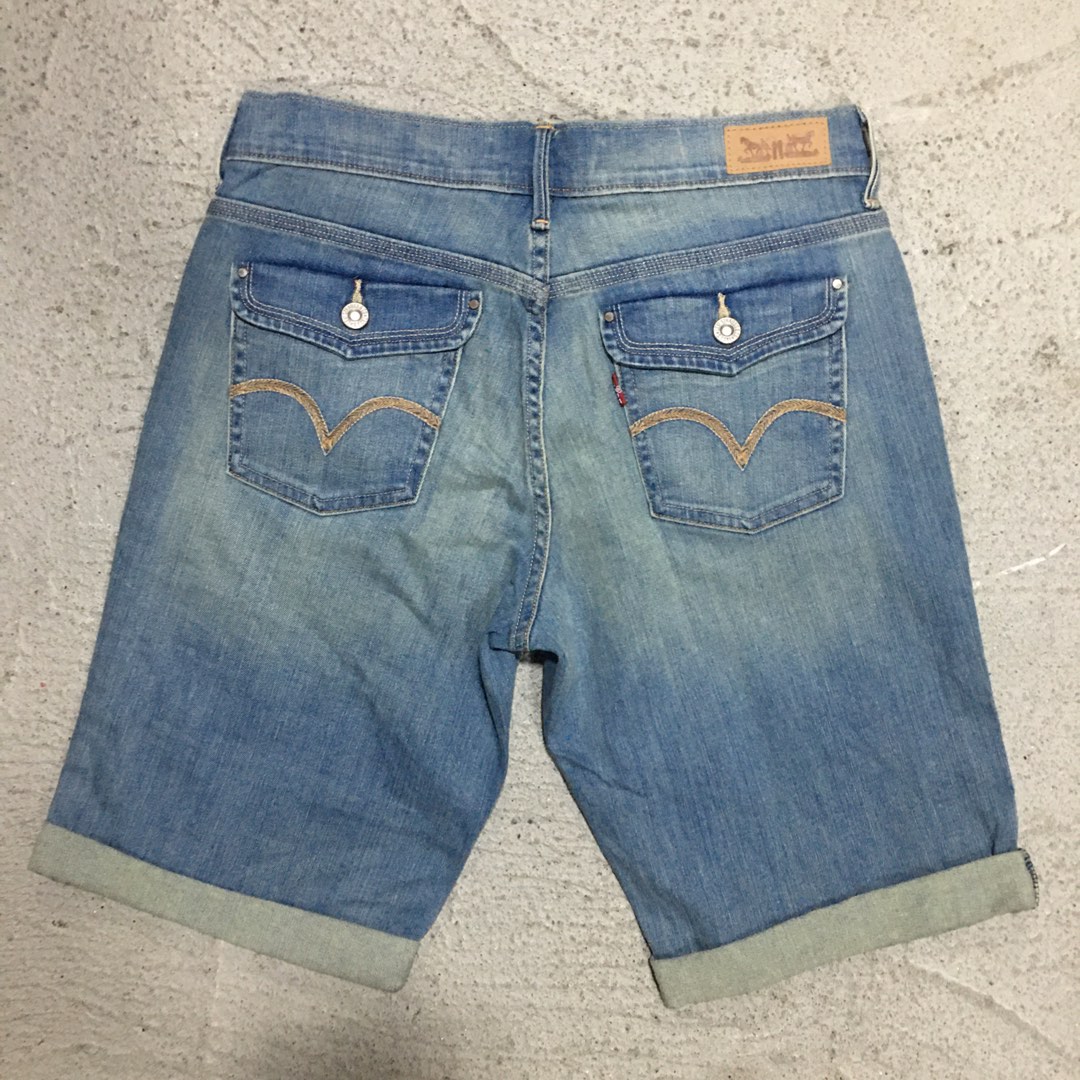 Levis Washed Above the Knee Jorts, Men's Fashion, Bottoms, Shorts on ...