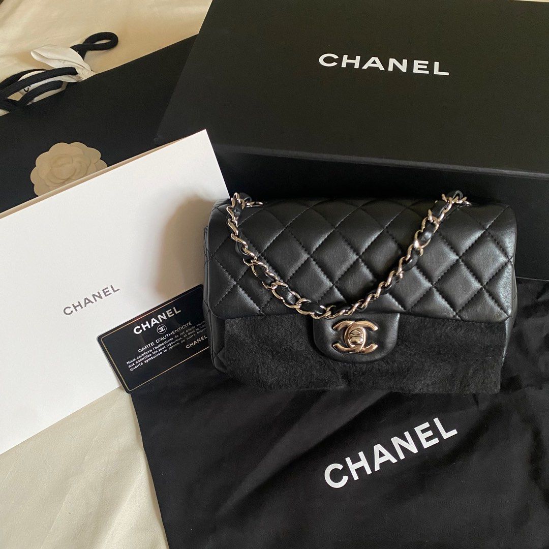 chanel maxi flap bag with top handle