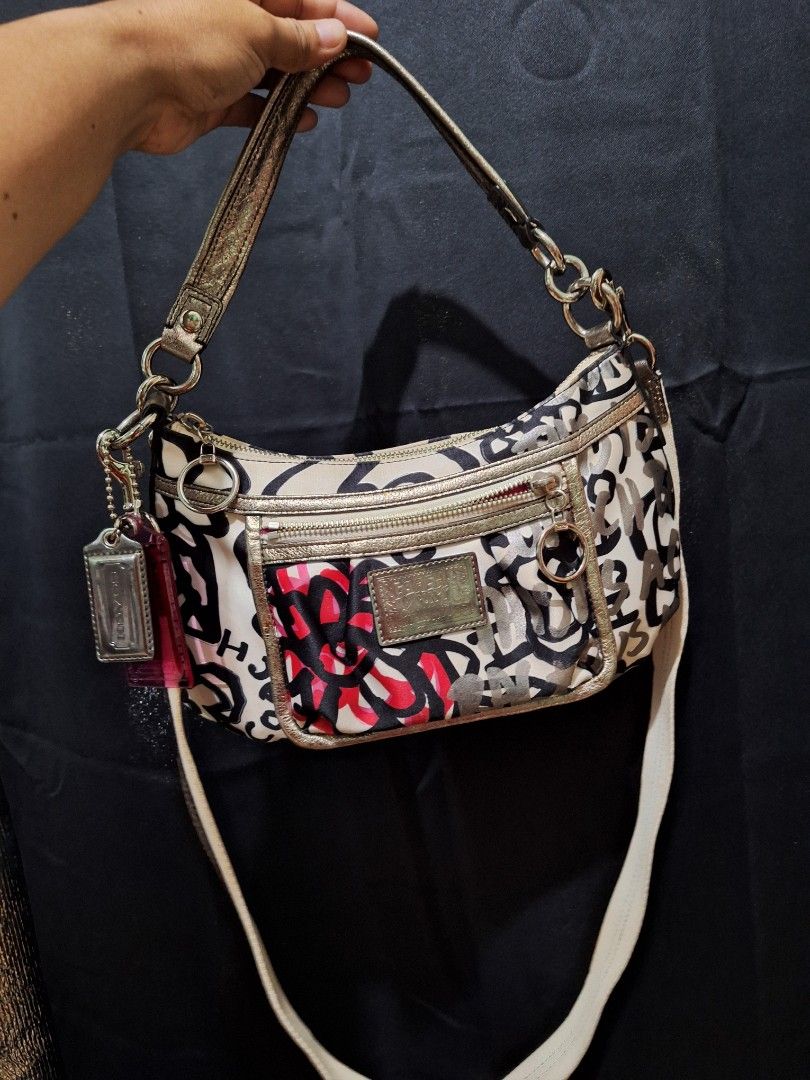 Coach poppy outlet flower purse