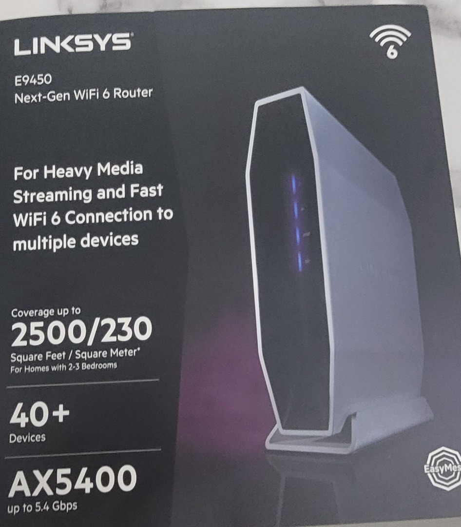 Linksys E9450 Dual-Band Ax5400 Wifi 6 Router, Computers & Tech, Parts ...