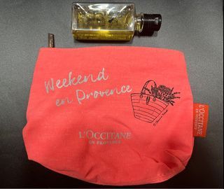 L'Occitane en Provence toiletries travel pouch