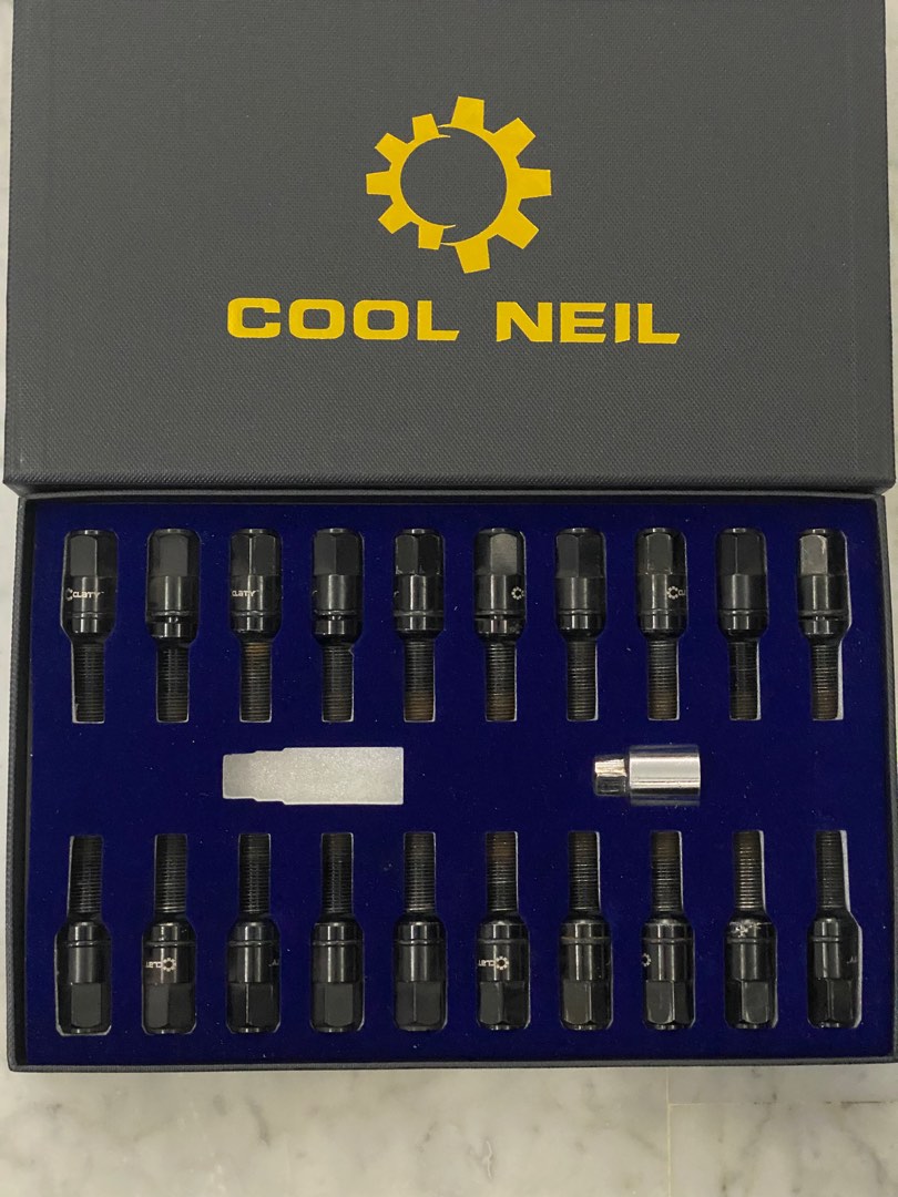 Rim lock bolts, Car Accessories, Accessories on Carousell