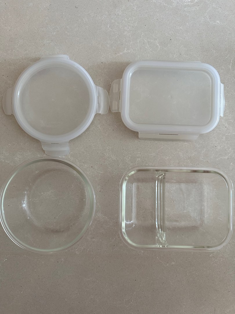 Lock&amp;Lock Glass food container, Furniture &amp; Home Living, Kitchenware ...