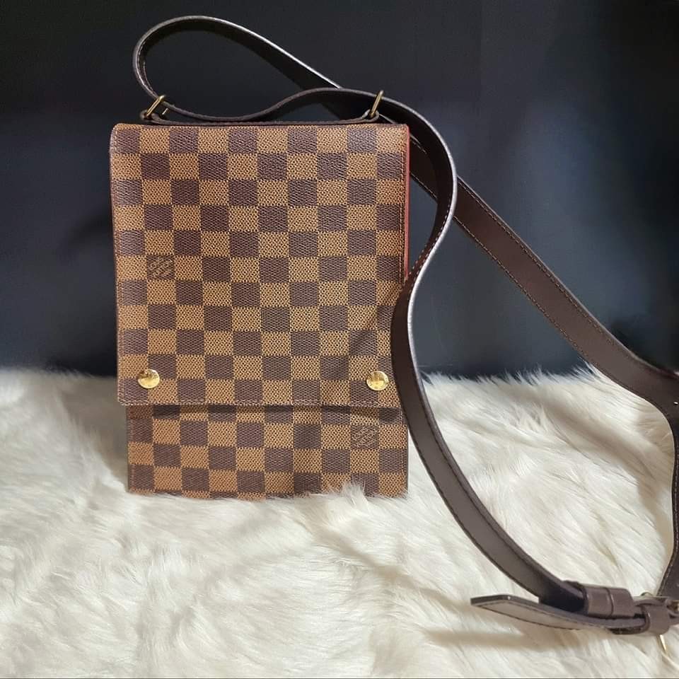 Louis Vuitton Rivington PM Damier Ebene Bag, Luxury, Bags & Wallets on  Carousell