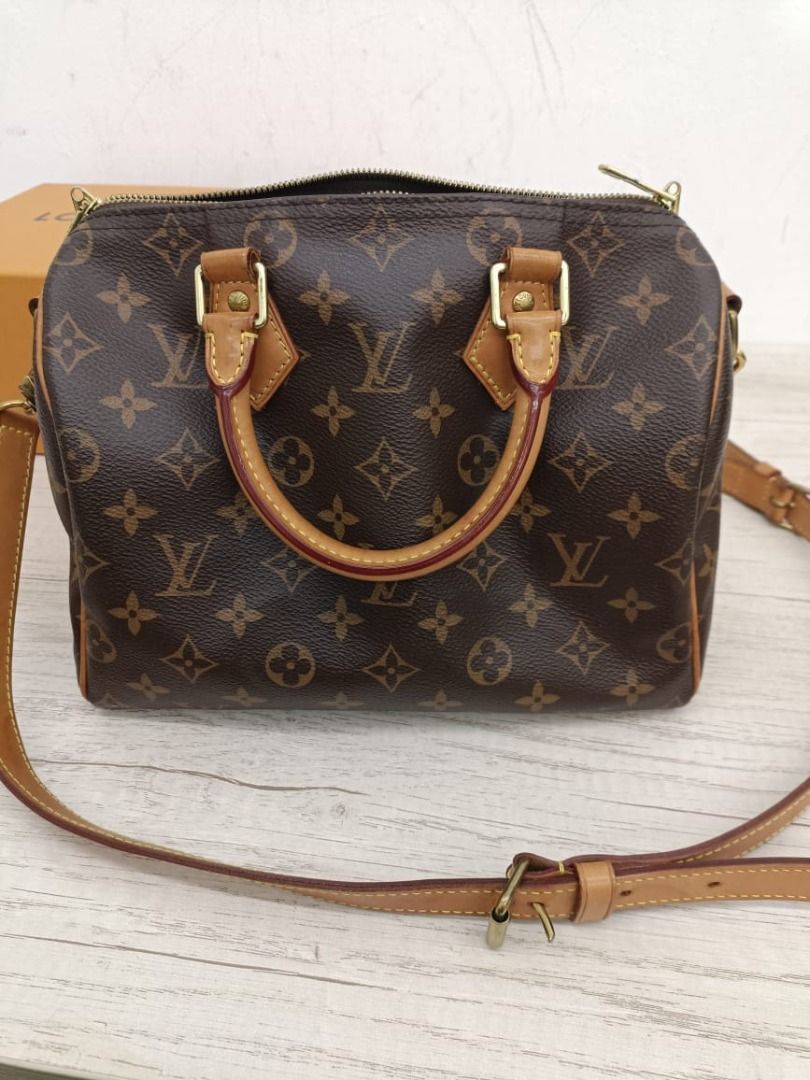 Louis Vuitton Speedy Bandouliere Monogram 25 Brown