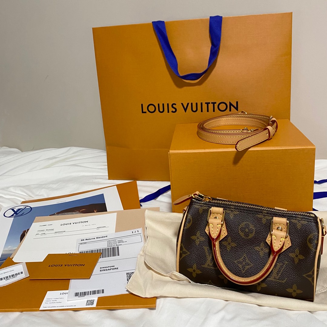 Shop Louis Vuitton 2023 SS Louis Vuitton ☆M82342 ☆Nano Speedy by