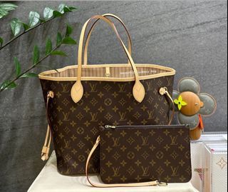 LV Neverfull MM M40513 Monogram Idylle, Luxury, Bags & Wallets on Carousell