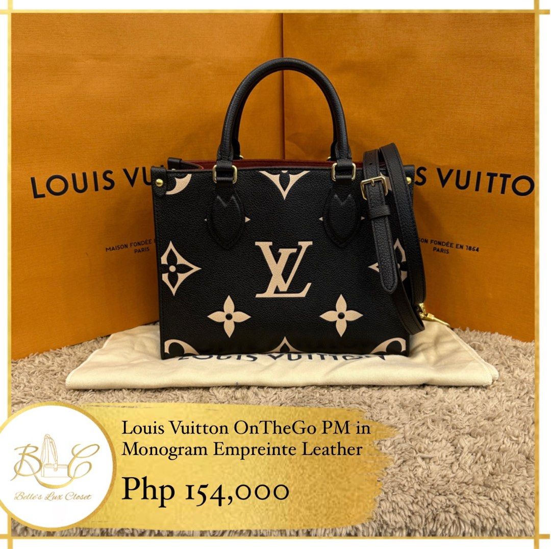 LV onthego PM, Luxury, Bags & Wallets on Carousell