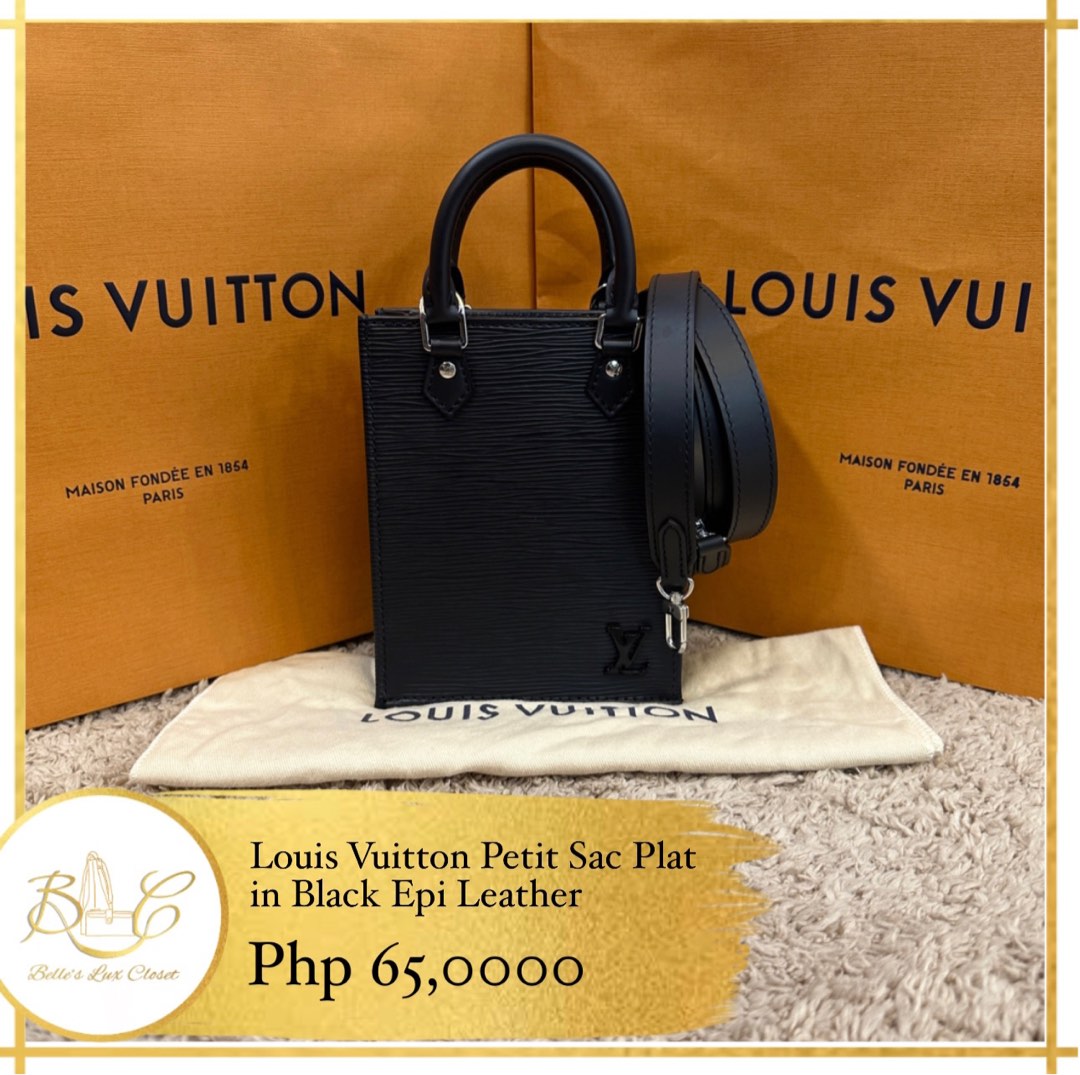 Authentic Louis Vuitton Petit Sac Plat Pink Epi Leather, Luxury, Bags &  Wallets on Carousell