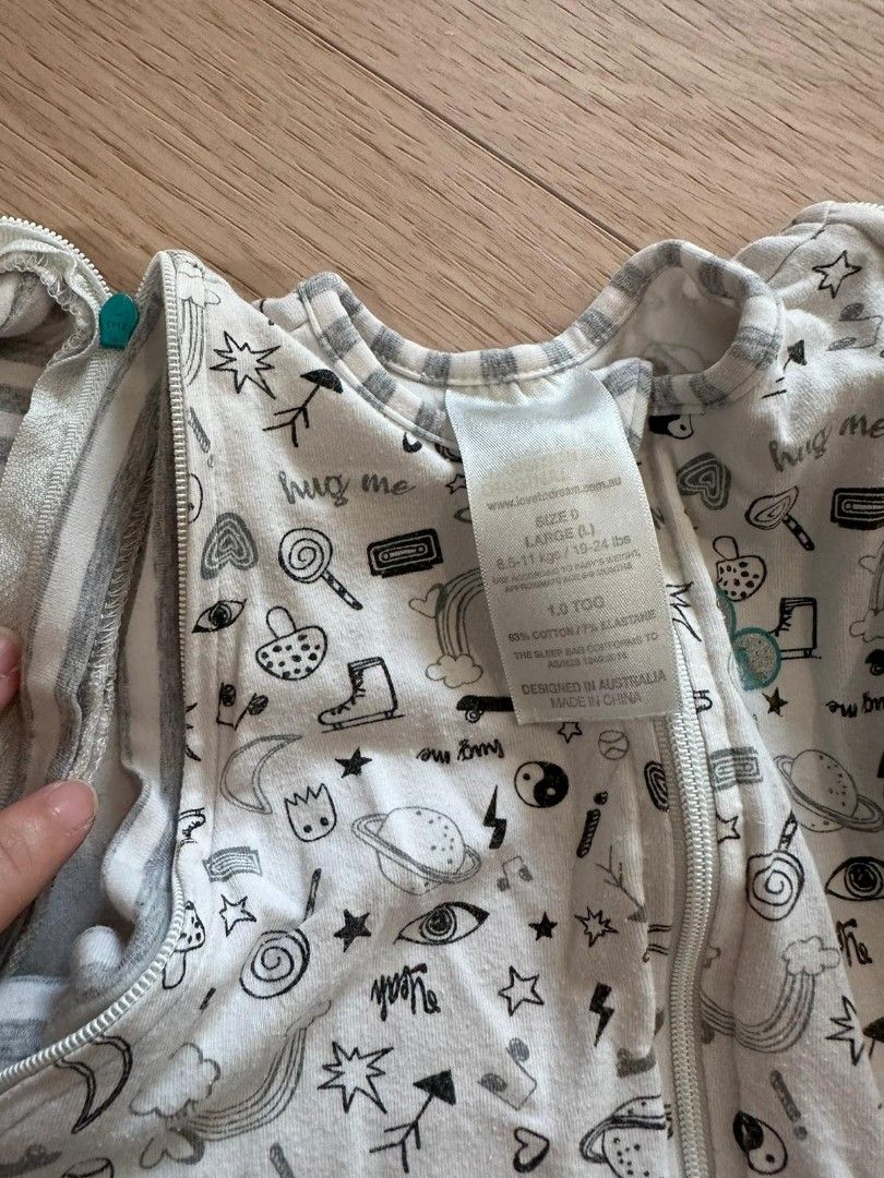 Love to dream swaddle transition size large with zip on sleeves