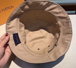 Louis Vuitton Monogram Denim Fringe Bob Bucket Hat
