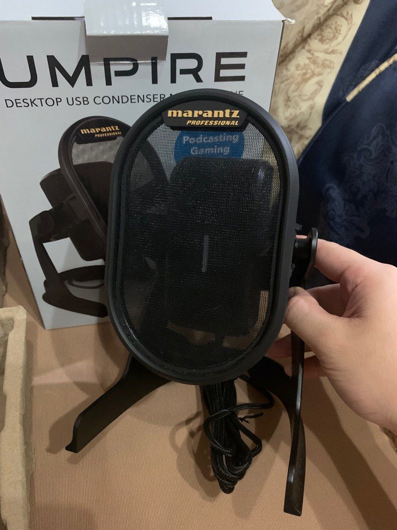 Microphone USB Marantz Umpire – Qualité Studio Pour Podcast, Streaming, Gaming | Avec Filtre Anti-pop, Suspension Et Pied - 12