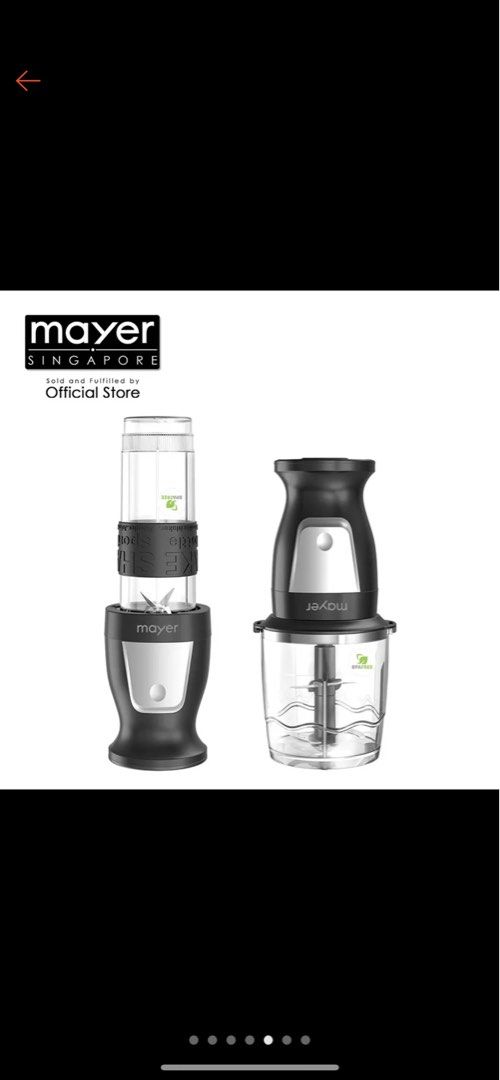 Mayer 2in1 Blender Chopper, TV & Home Appliances, Kitchen Appliances