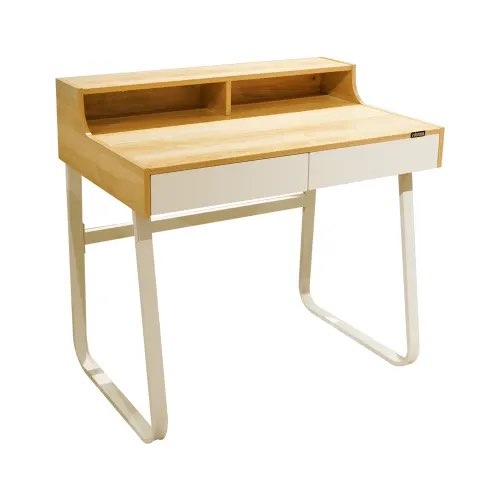 Meja Belajar Informa guiver office table light oak on Carousell