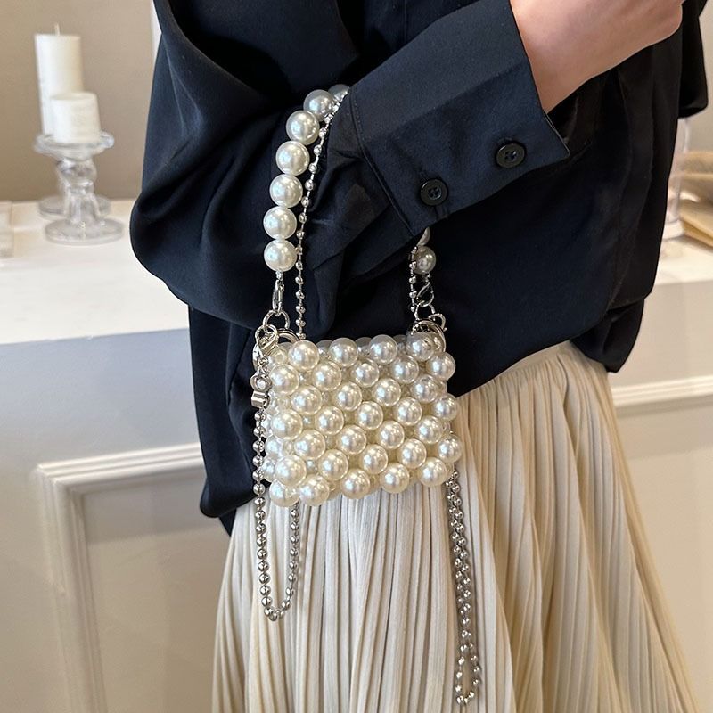 Pearl crossbody bag sale