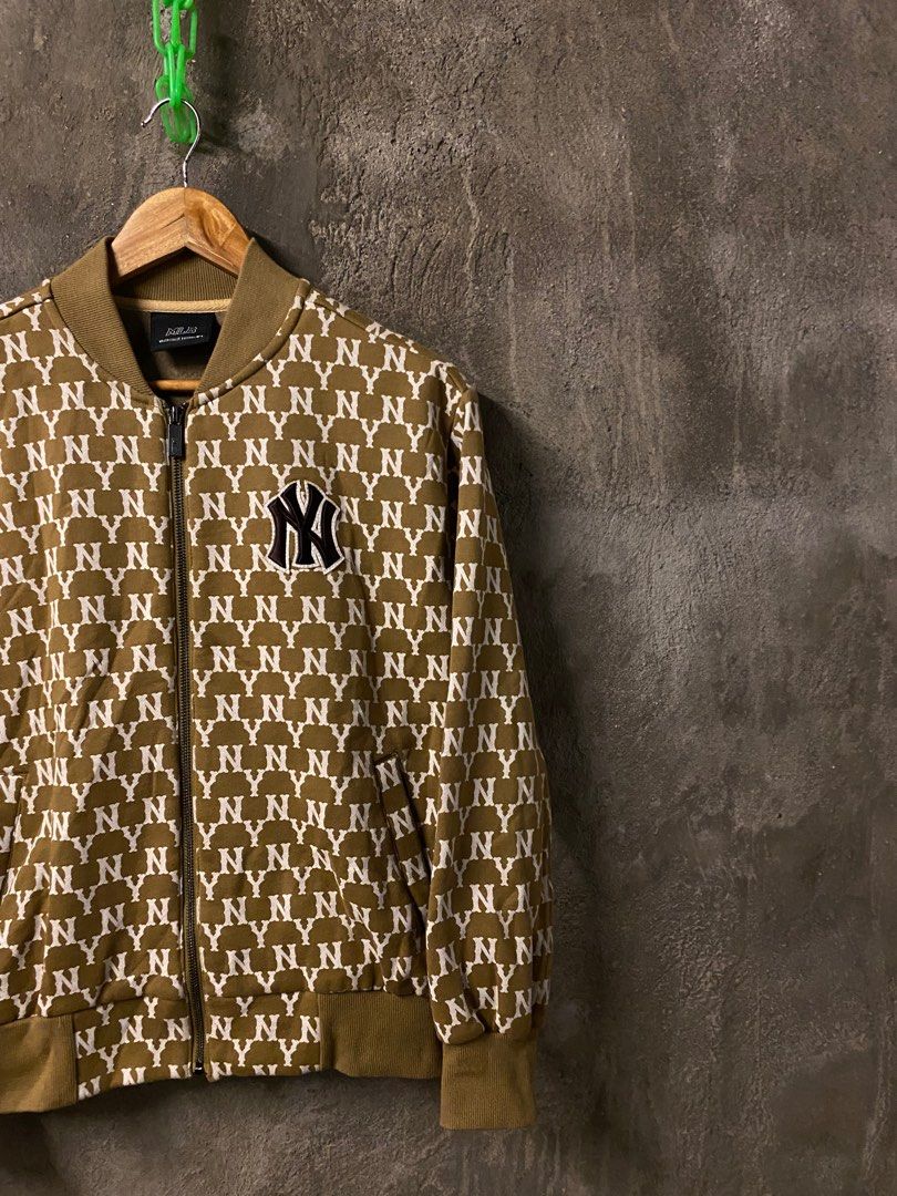 MLB - KOREA MONOGRAM BASEBALL JACKET, Men's Fashion, Coats