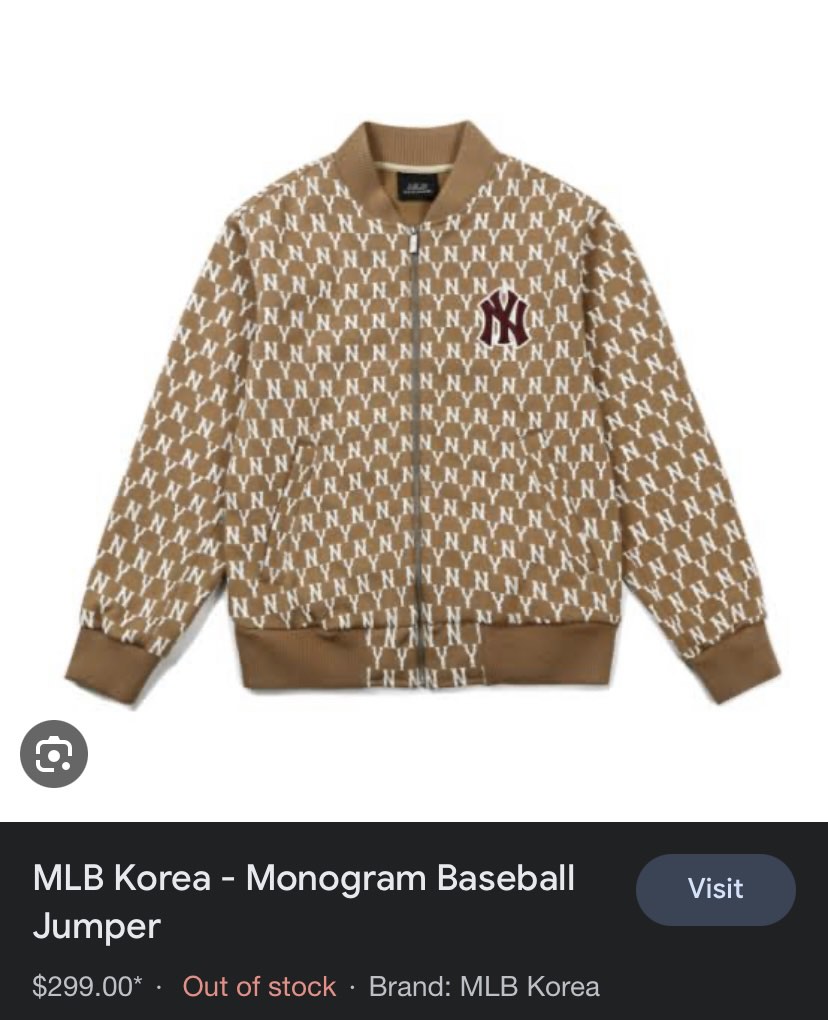 Shop MLB Korea Logo Unisex Monogram Street Style Jackets (AJPM0334