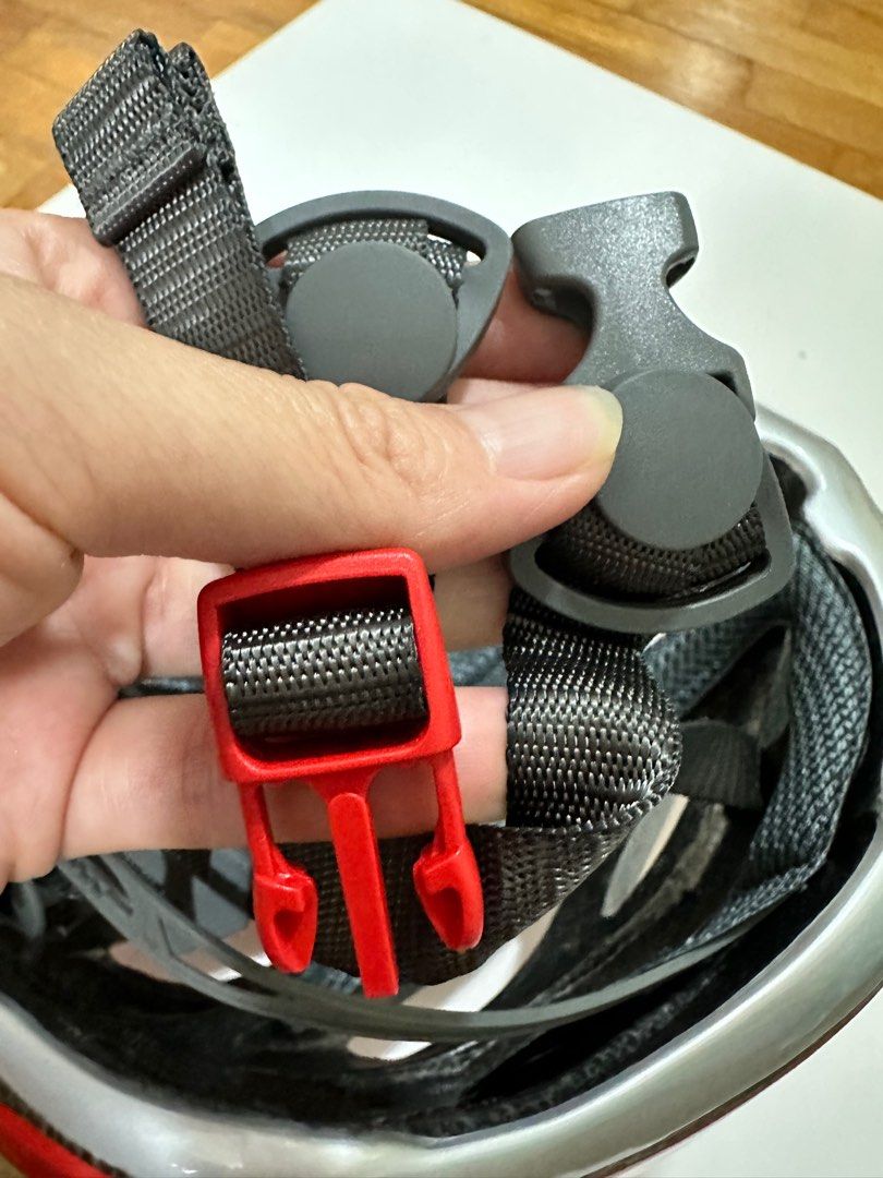 Montbell Bicycle Helmet Red, Sports Equipment, Bicycles & Parts, Parts