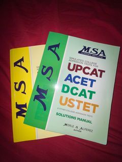 MSA College Admission Test Reviewer (UPCAT, ACET, DCAT,USTET)
