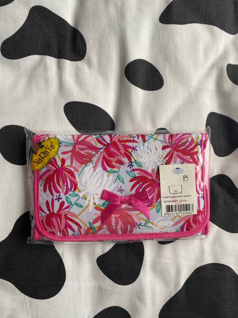Naraya cosmetic bag hot sale with mirror
