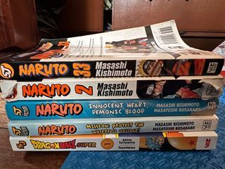 Naruto and DragonBall comics
