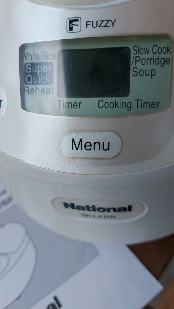 National Rice Cooker SRLA10N, TV & Home Appliances, Kitchen Appliances, Cookers on Carousell
