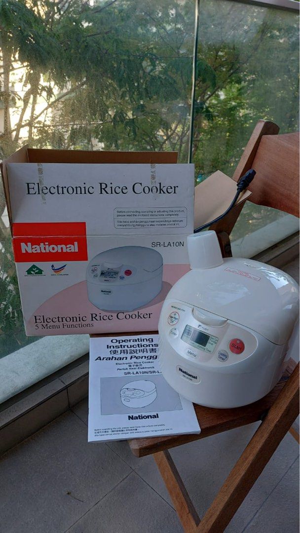 National Rice Cooker SRLA10N, TV & Home Appliances, Kitchen Appliances