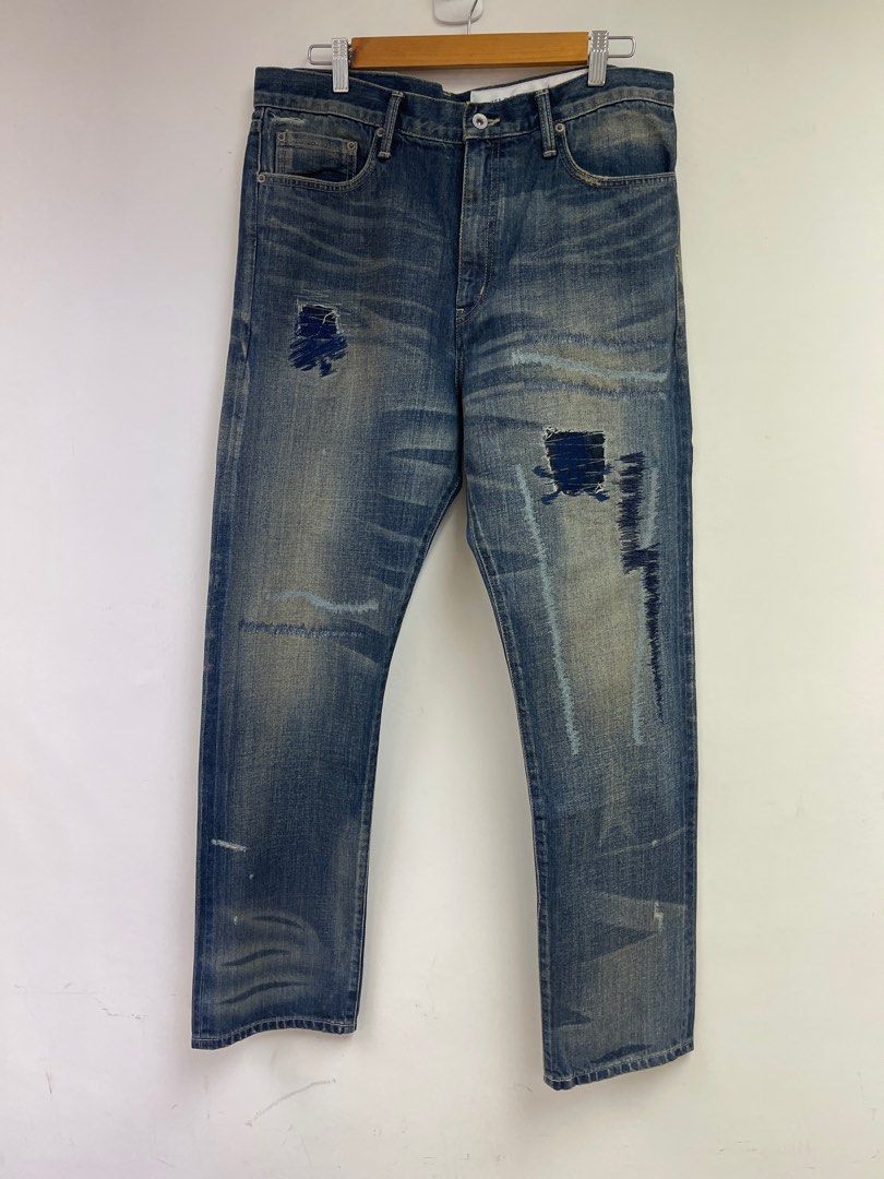 NEIGHBORHOOD SAVAGE DENIM DP MID PANTS, 男裝, 褲＆半截裙, 牛仔褲