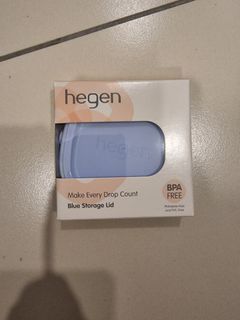 New hegen pcto breast milk storage lid, blue, grey, combo