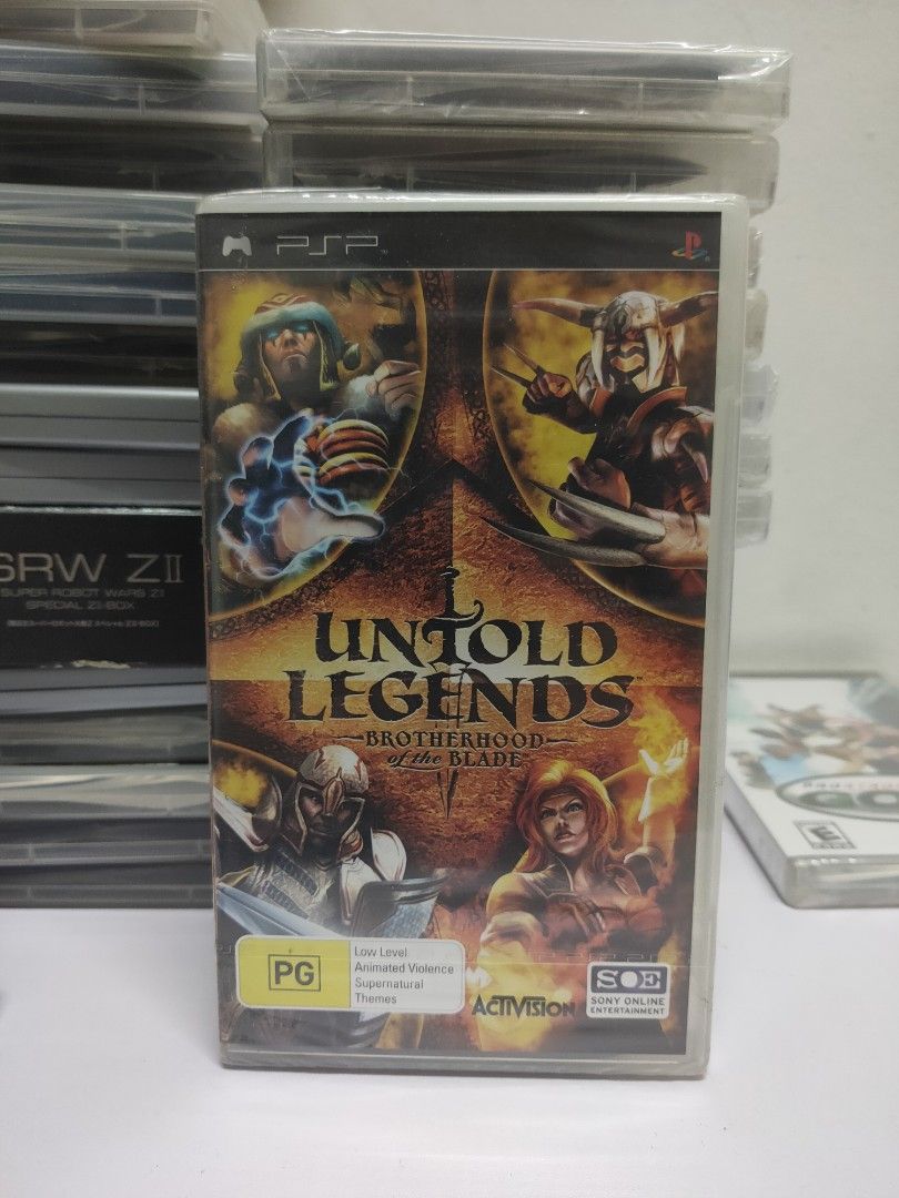 NEW SEALED Original Playstation PSP UMD Untold Legend, Video Gaming ...