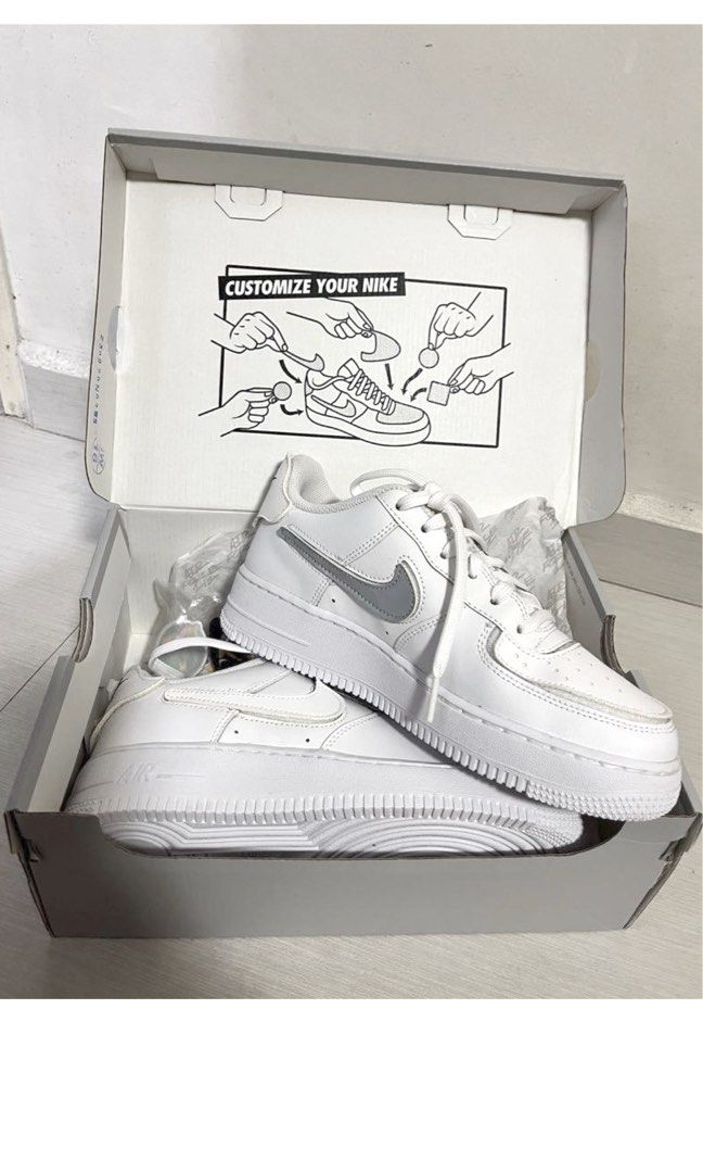 Nike air force shop 1 velcro patches