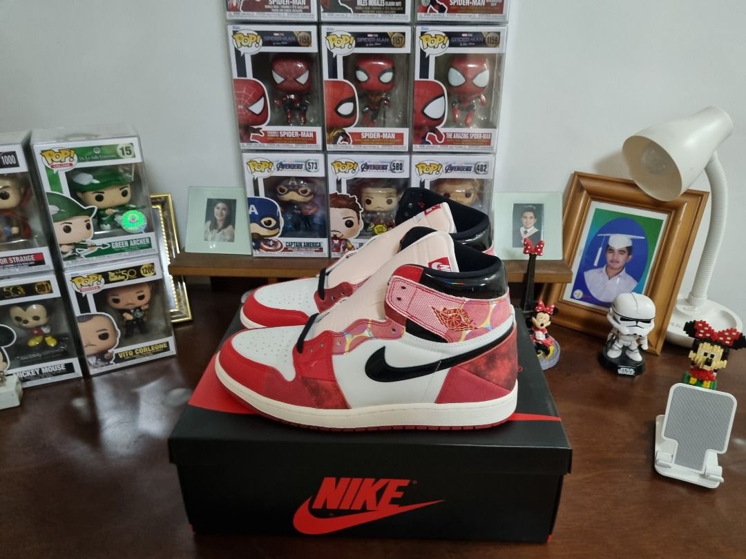 Jordan 1 spiderman dhgate top