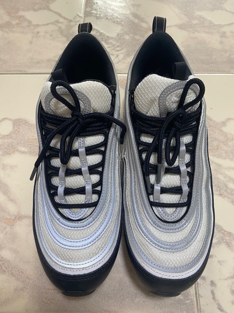 Nike 97 hotsell silver black