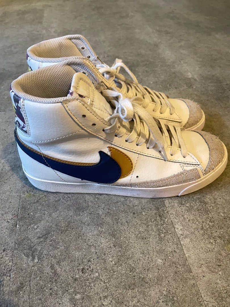 double nike swoosh sneakers