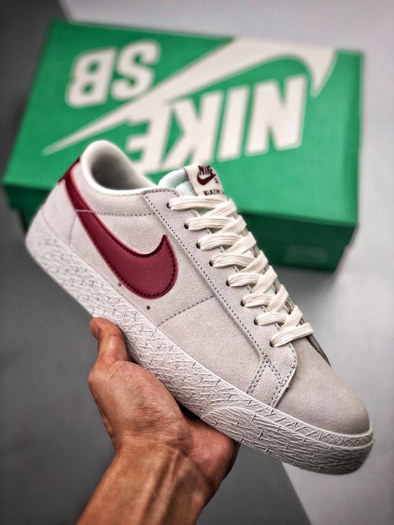Nike sb blazer low summit white dark team red shop