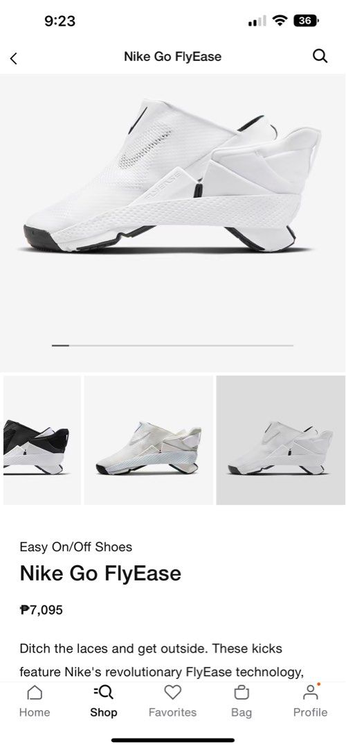 new nike go fly ease