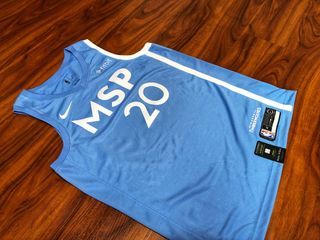 Nike 明尼蘇達灰狼Okogie 2019-20城市版球衣帶贊助標
