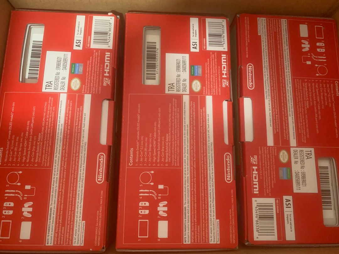 Nintendo switch Oled New Sg sets ( Trade in ), Video Gaming, Video Game