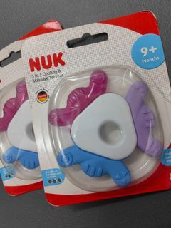 NUK 3 in 1 Cooling and Massage Teether 9 months up