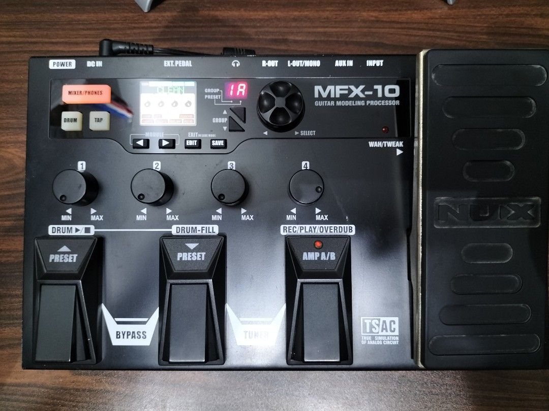 NUX Mfx10 guitar effects, Hobbies & Toys, Music & Media, Musical