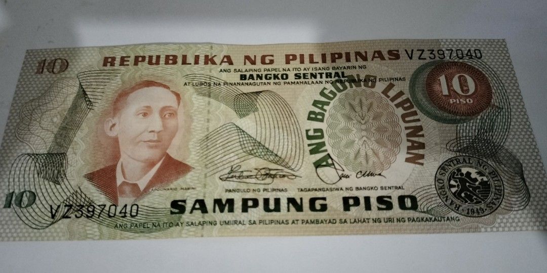 old-10-peso-bill-hobbies-toys-memorabilia-collectibles-currency