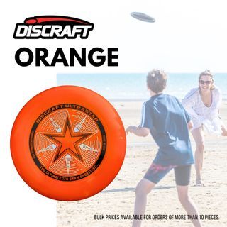 Orange - Discraft Ultrastar Ultimate Frisbee Disc