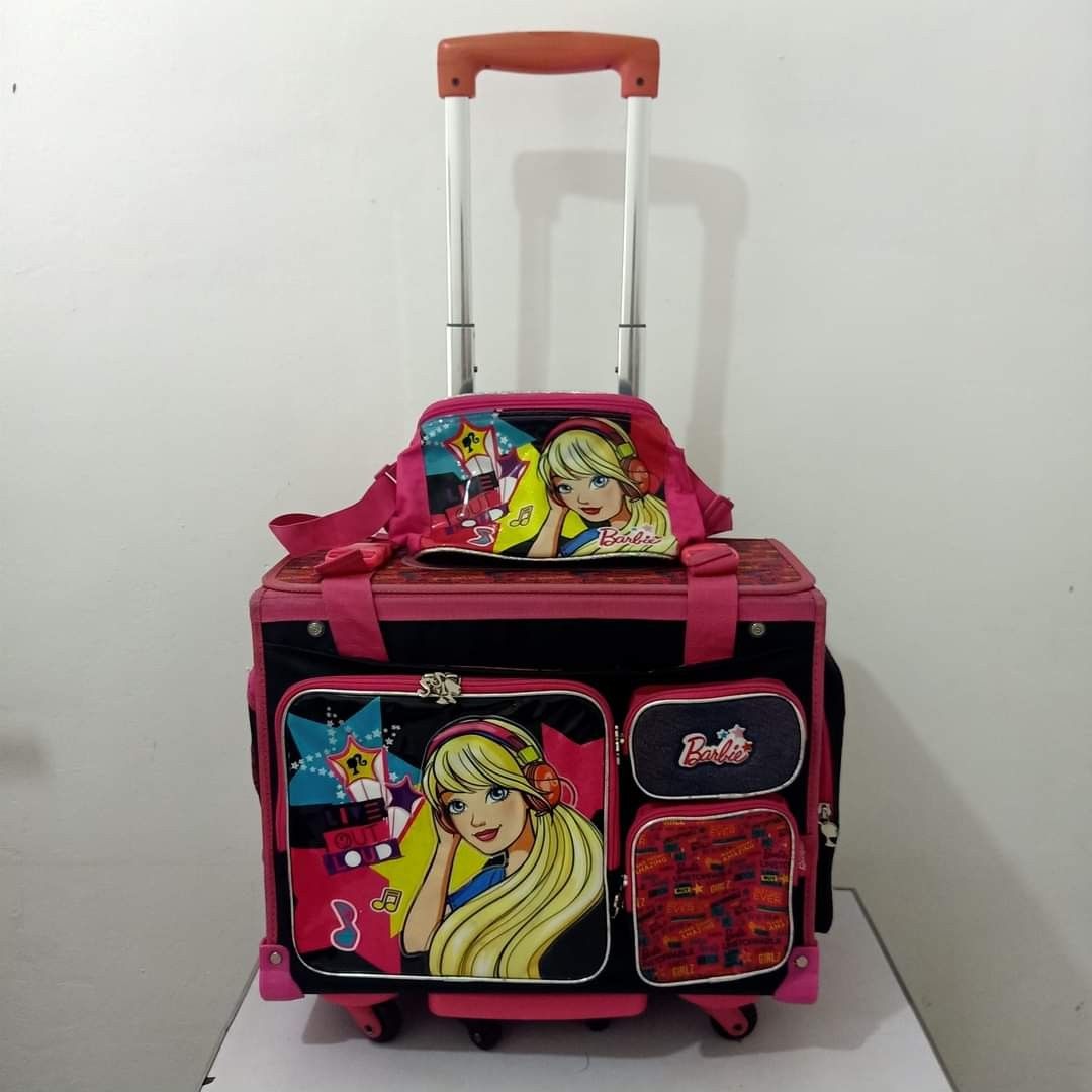 Frozen Princess Elsa and Anna Barbie Lovely Cute School Bag for 3-8 Ages  Kids Children Girls Backpack Trolley Bags price in UAE | Amazon UAE |  kanbkam