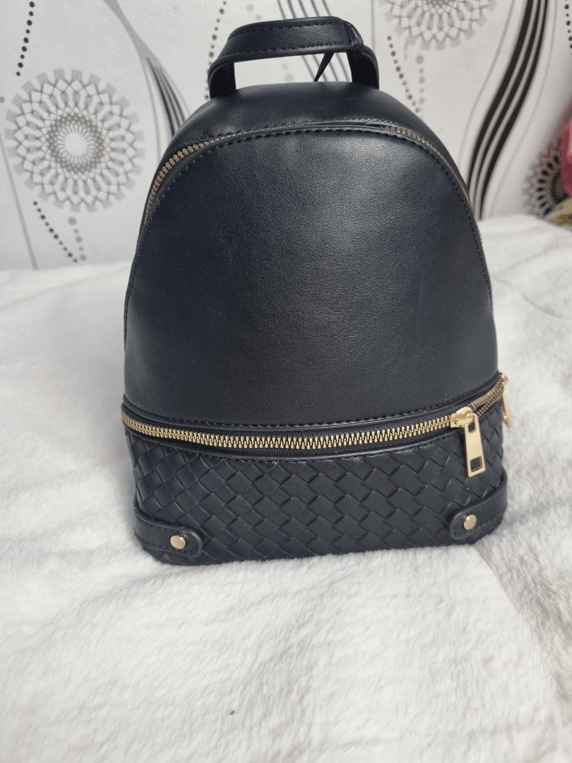 Original Deluxity Backpack Black w/ Weaved Design, Women display picture 1