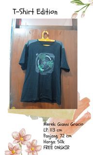 Original Kaos Pria Hitam Gianni Gracio